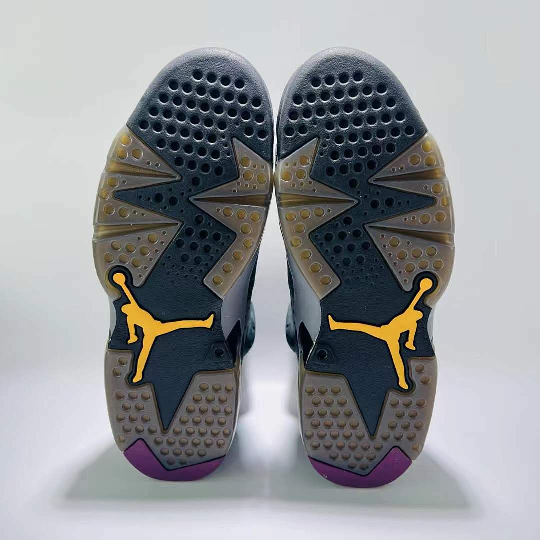 Air Jordan 6 Retro 'Bordeaux' CT8529-063 Nike Black Grey Pink Yellow Sneakers Shoes Trainers - Image 5