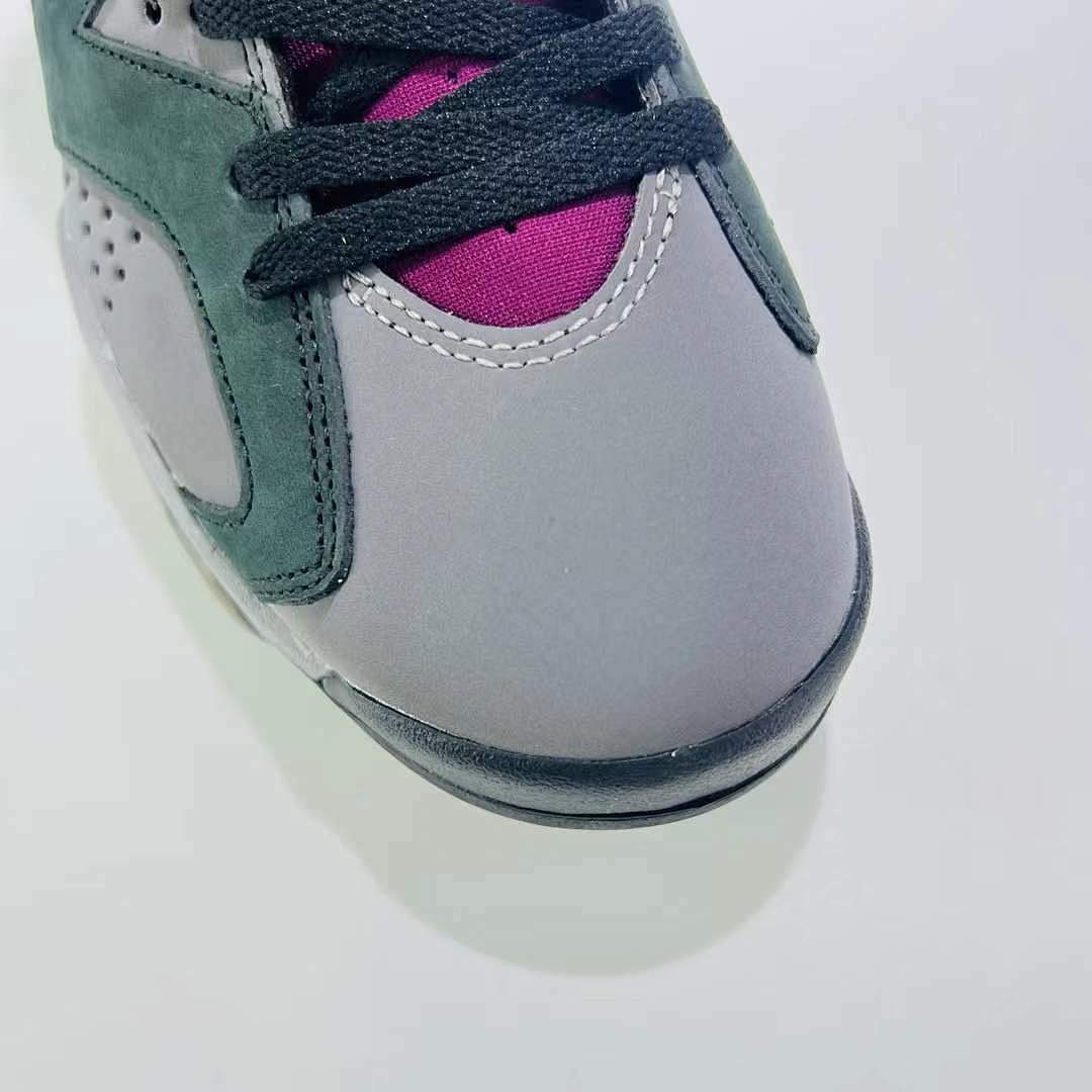 Air Jordan 6 Retro 'Bordeaux' CT8529-063 Nike Black Grey Pink Yellow Sneakers Shoes Trainers - Image 6