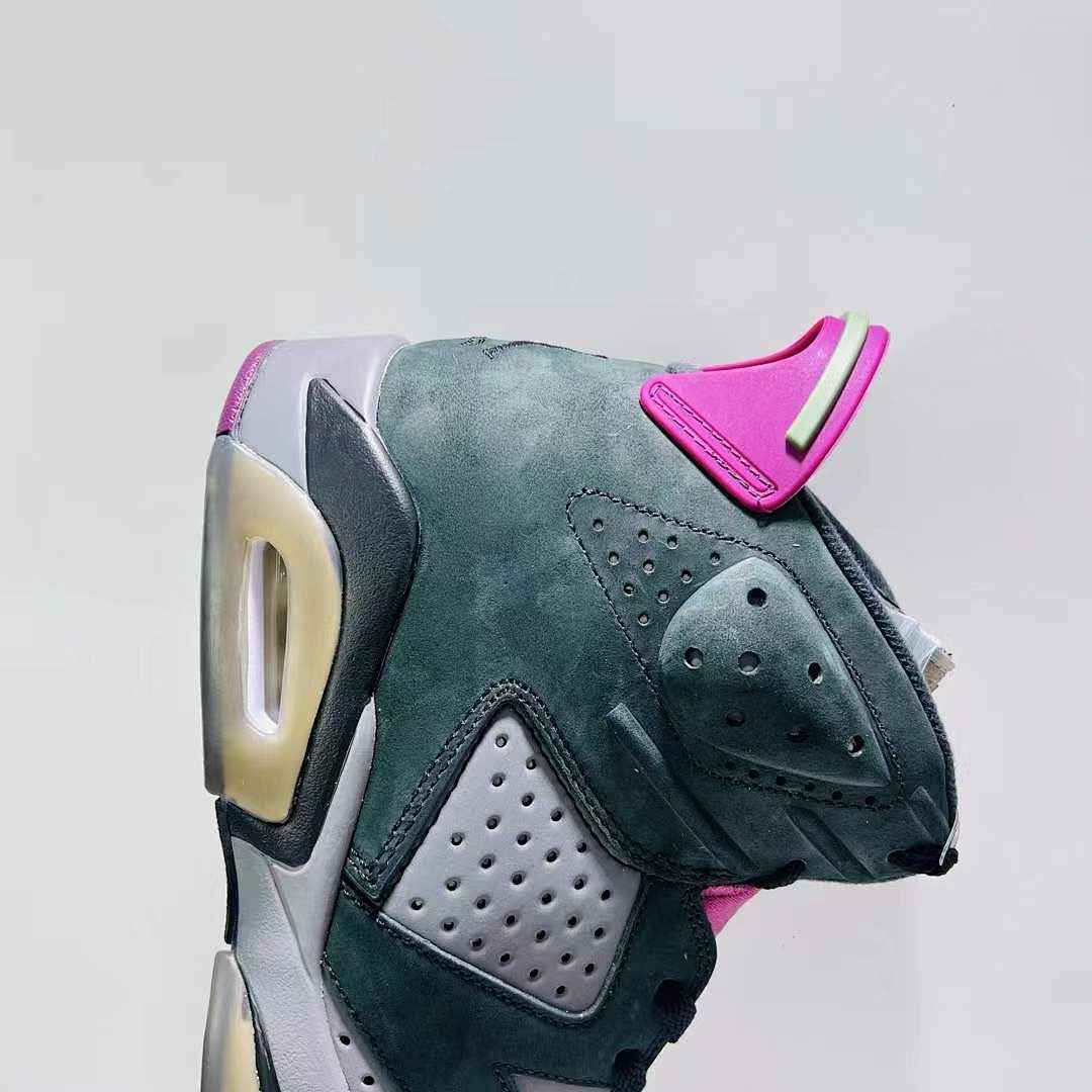 Air Jordan 6 Retro 'Bordeaux' CT8529-063 Nike Black Grey Pink Yellow Sneakers Shoes Trainers - Image 7