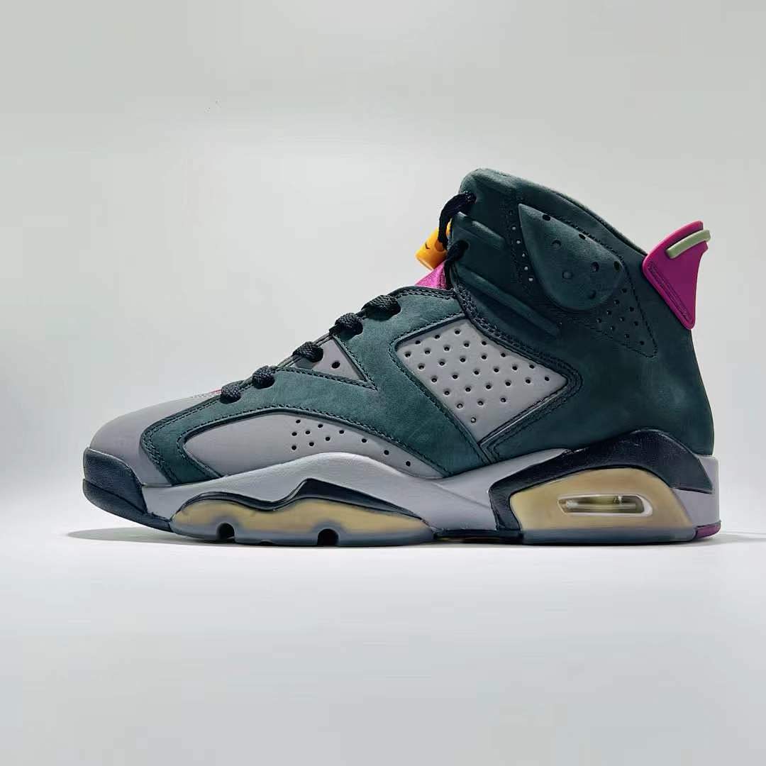 Air Jordan 6 Retro 'Bordeaux' CT8529-063 Nike Black Grey Pink Yellow Sneakers Shoes Trainers - Image 9