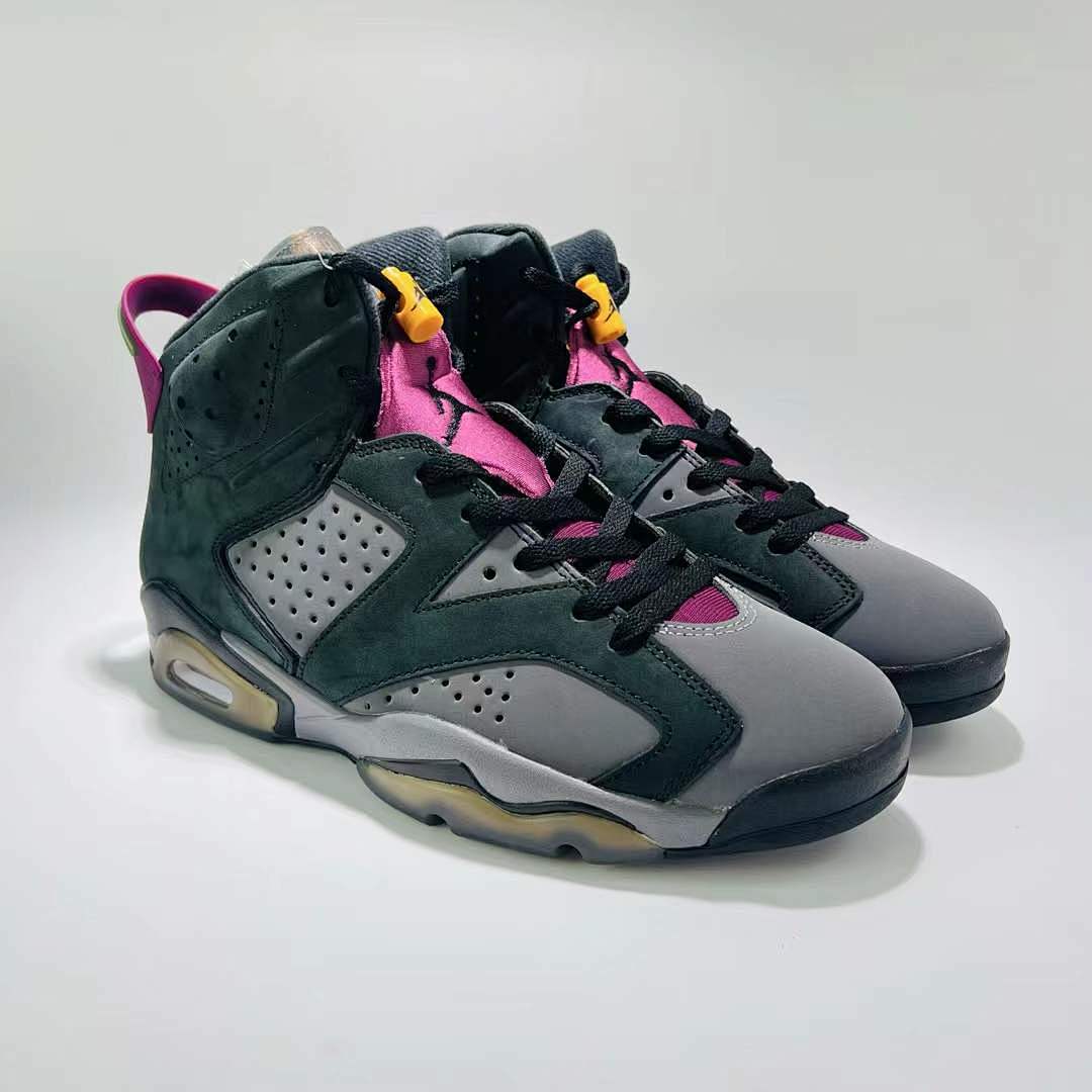 Air Jordan 6 Retro 'Bordeaux' CT8529-063 Nike Black Grey Pink Yellow Sneakers Shoes Trainers - Image 10