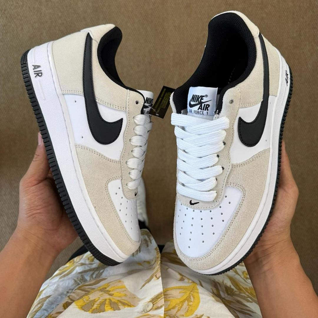 Nike Air Force 1 '07 LV8 Light Bone Black DX1192-001 - Image 8