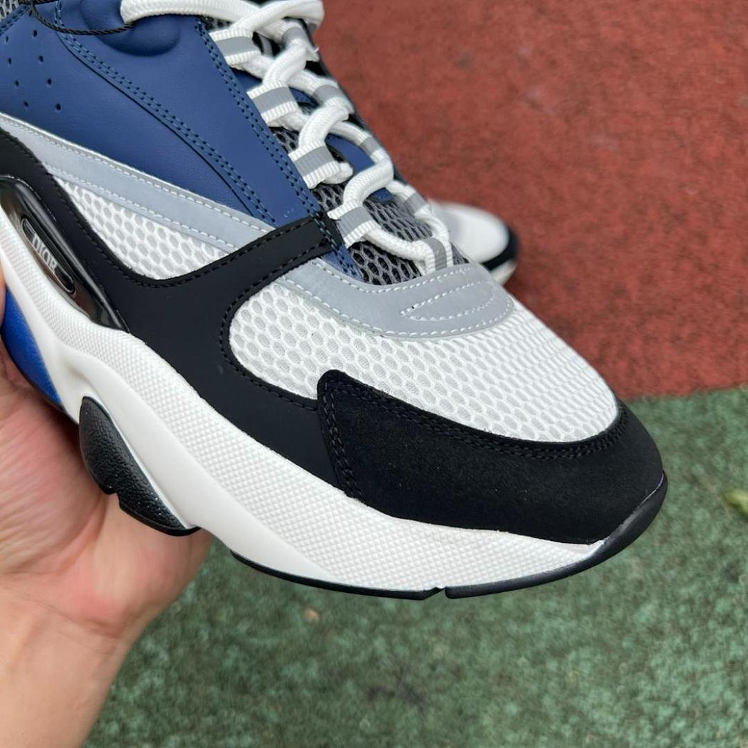 Dior B22 Sneaker Navy Blue White Black Grey - Image 3