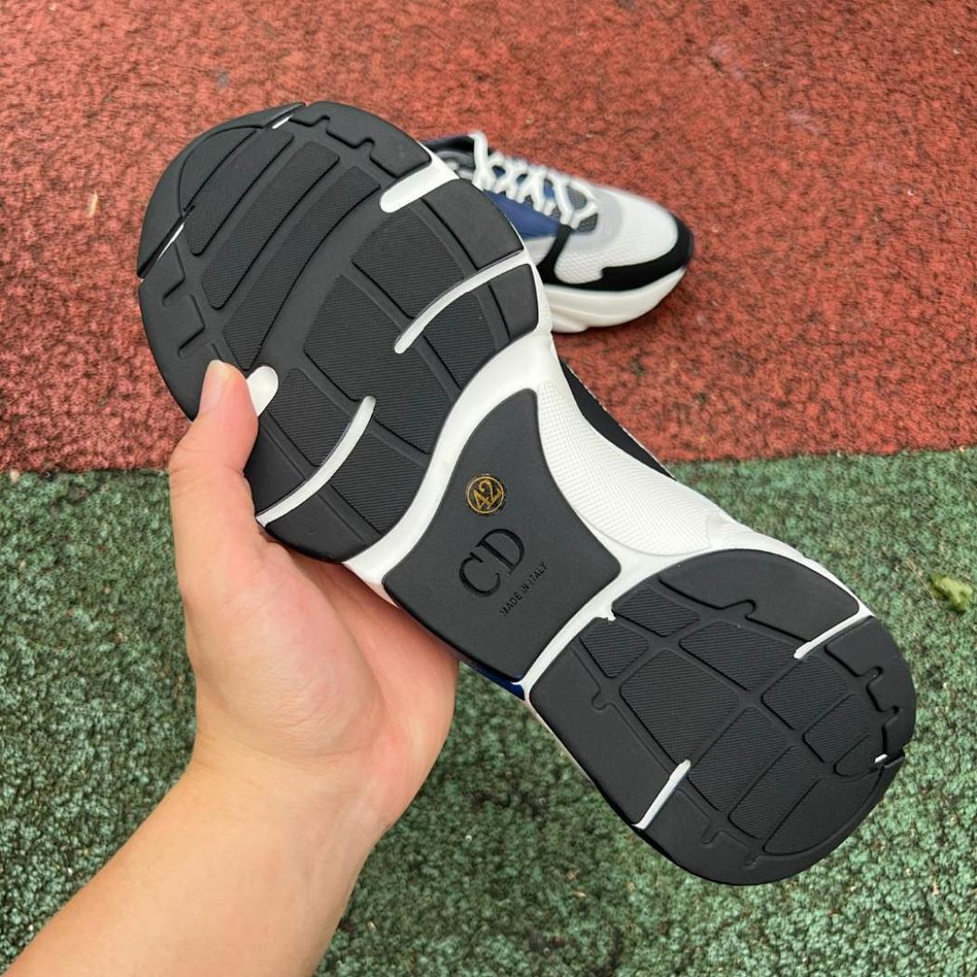 Dior B22 Sneaker Navy Blue White Black Grey - Image 6
