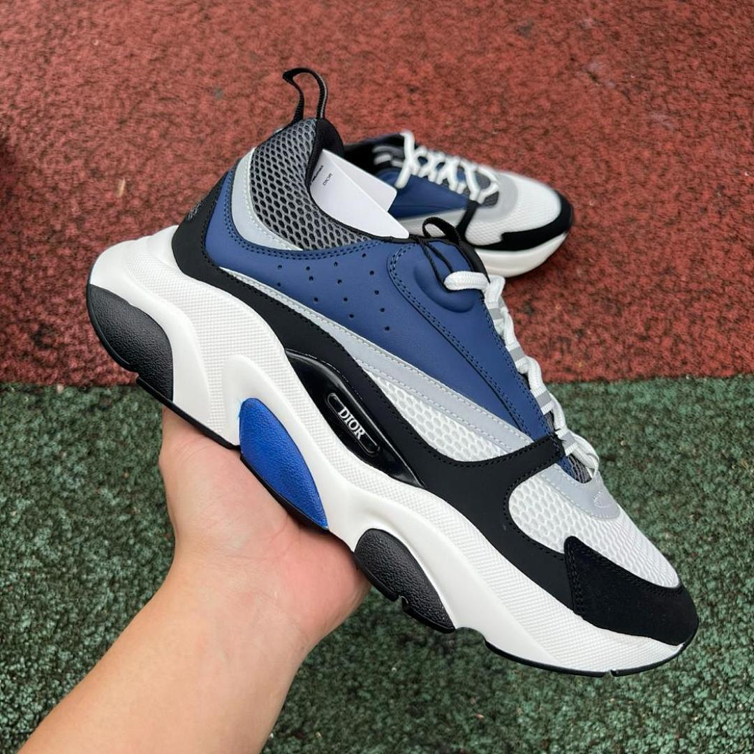Dior B22 Sneaker Navy Blue White Black Grey - Image 9