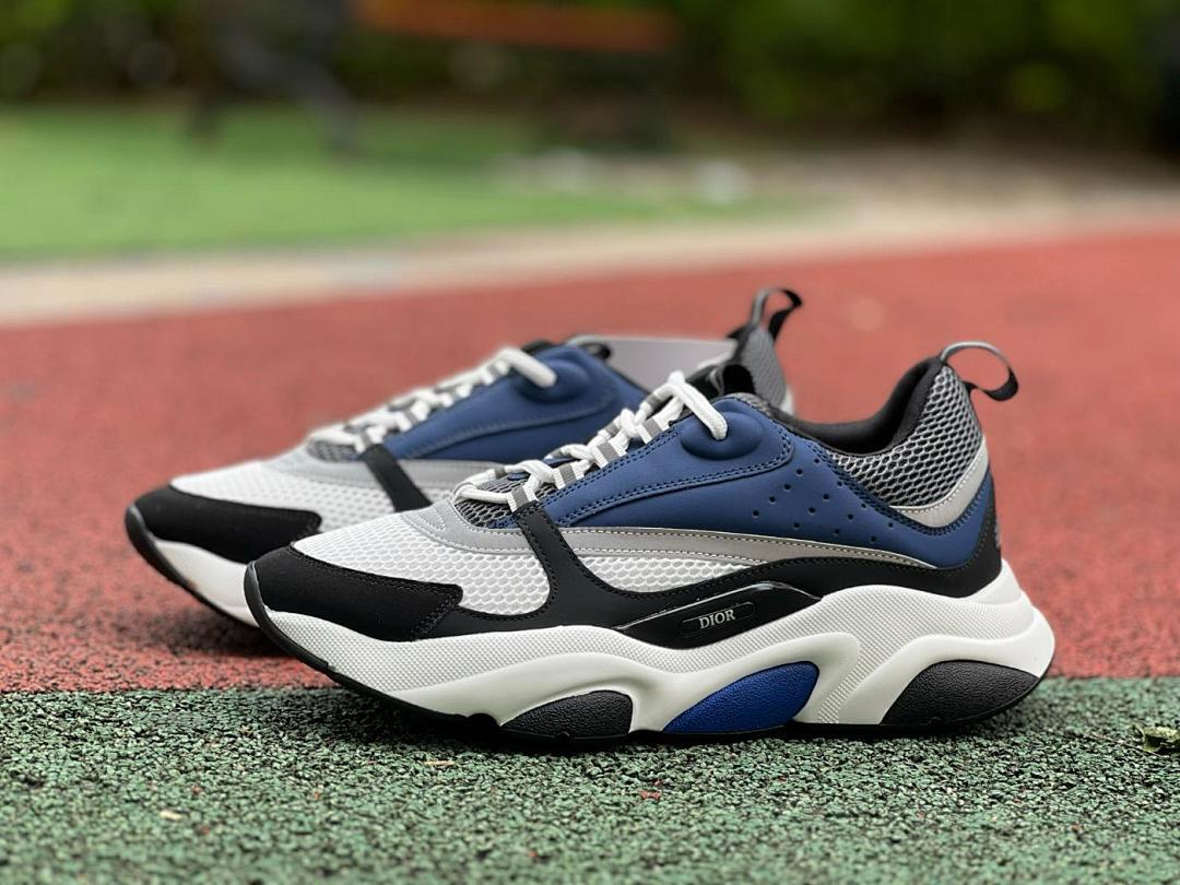 Dior B22 Sneaker Navy Blue White Black Grey - Image 10