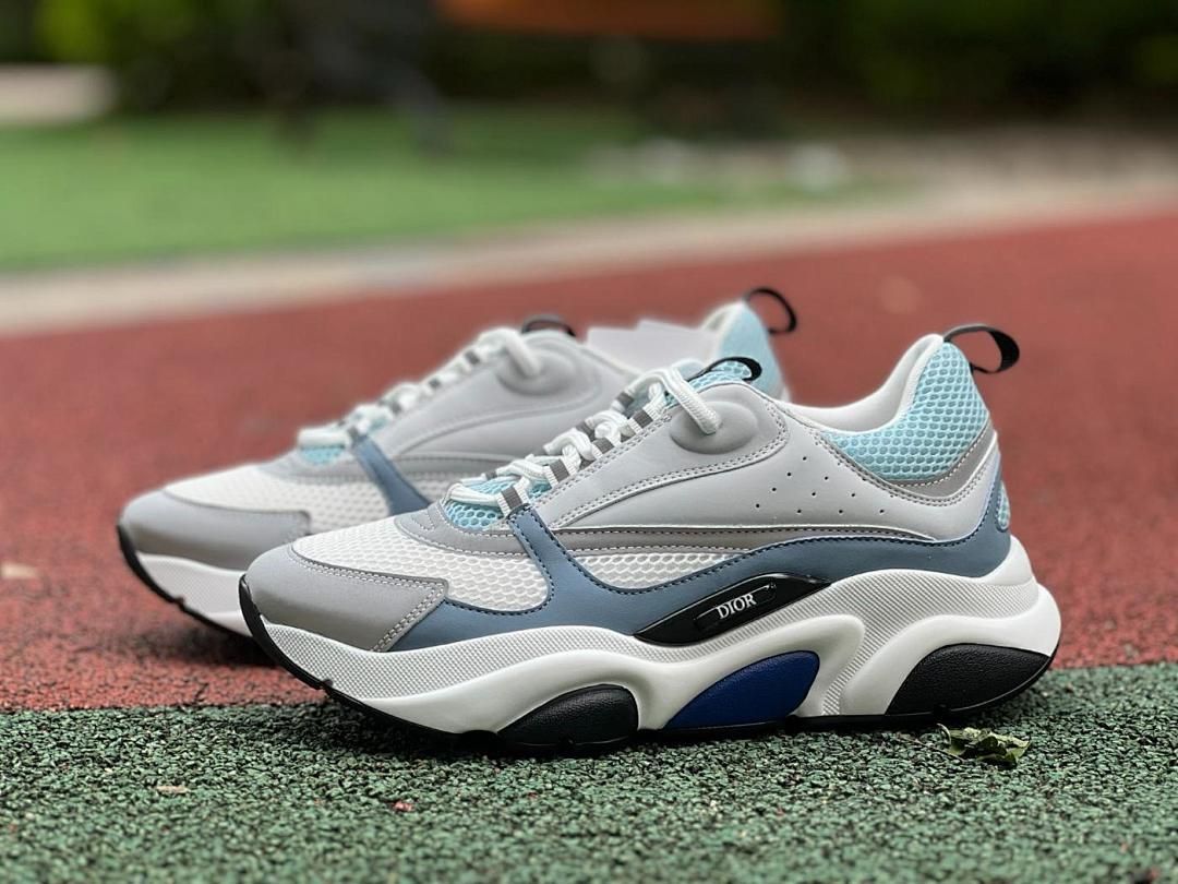 Dior B22 Sneaker White Grey Blue