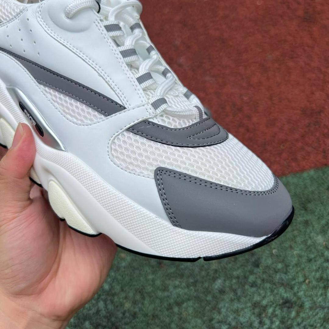 Dior B22 Sneaker White Grey - Image 3