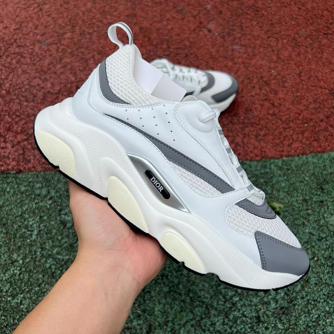Dior B22 Sneaker White Grey - Image 9