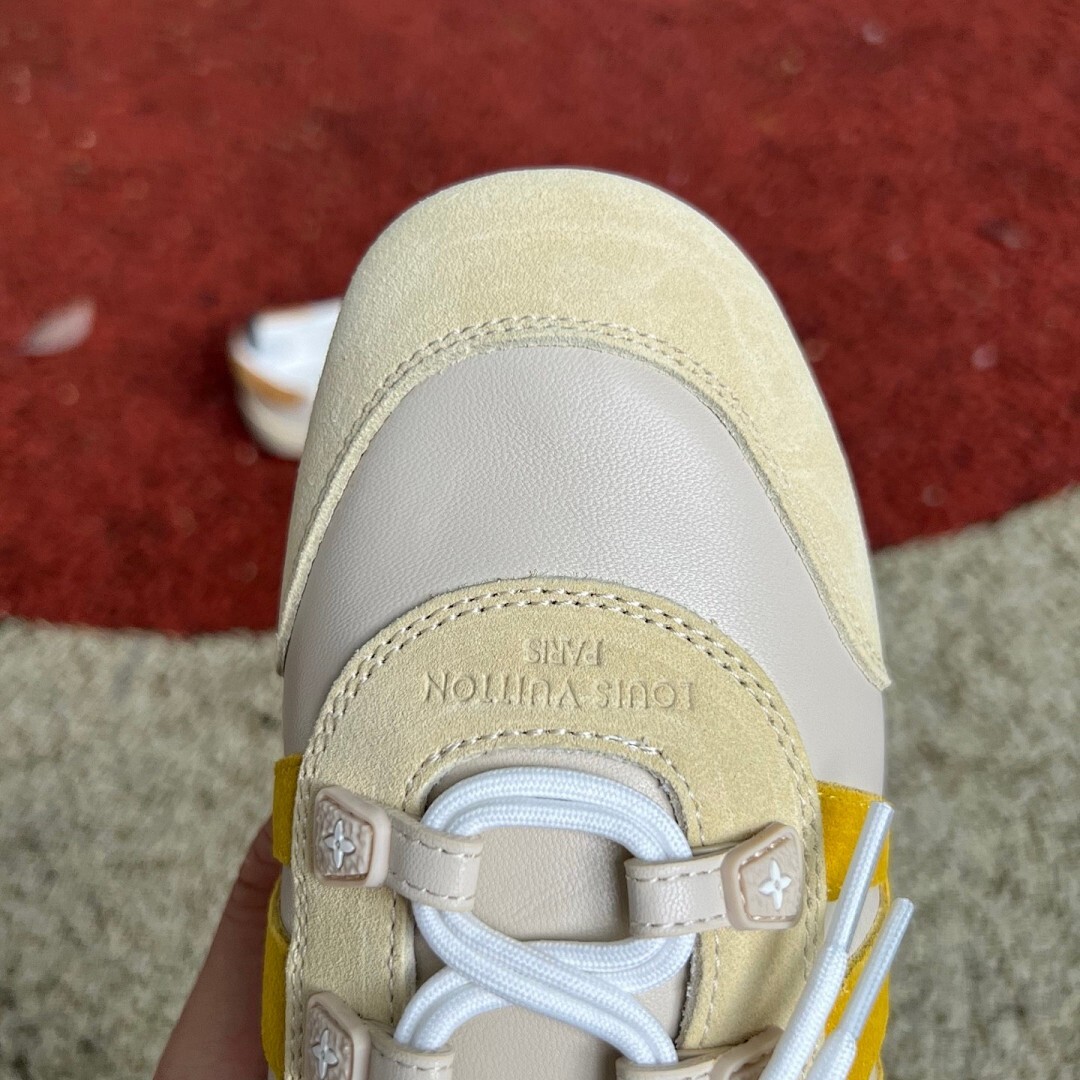 Louis Vuitton Run Away Sneaker Beige Yellow - Image 4