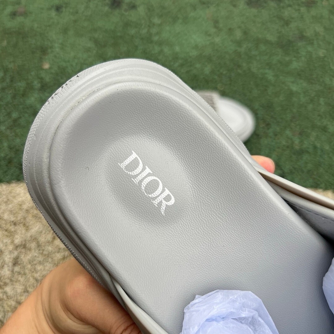 Dior Atlas Slide Sandal Grey Dior Oblique 3SA103ZLP_H800 - Image 4