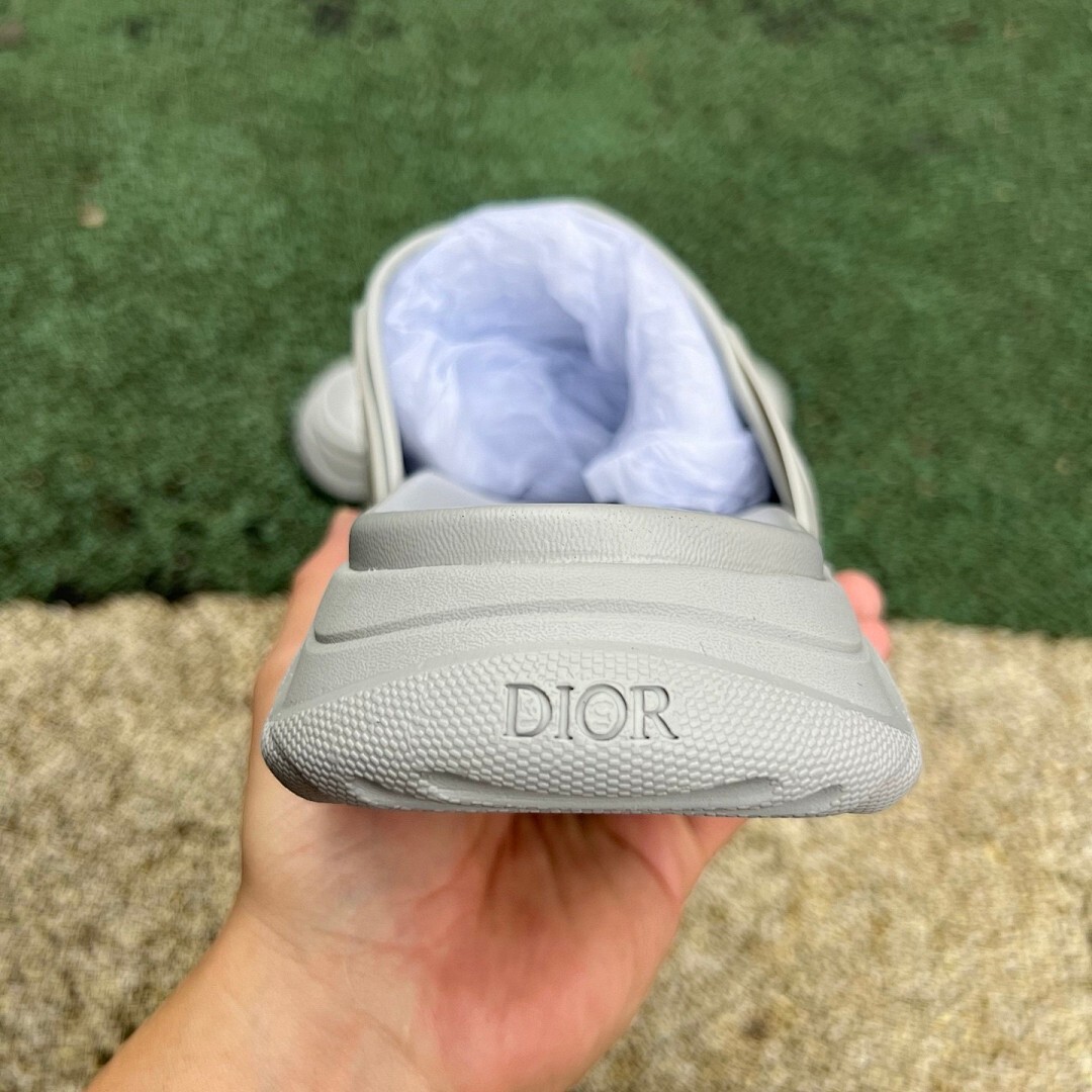 Dior Atlas Slide Sandal Grey Dior Oblique 3SA103ZLP_H800 - Image 8