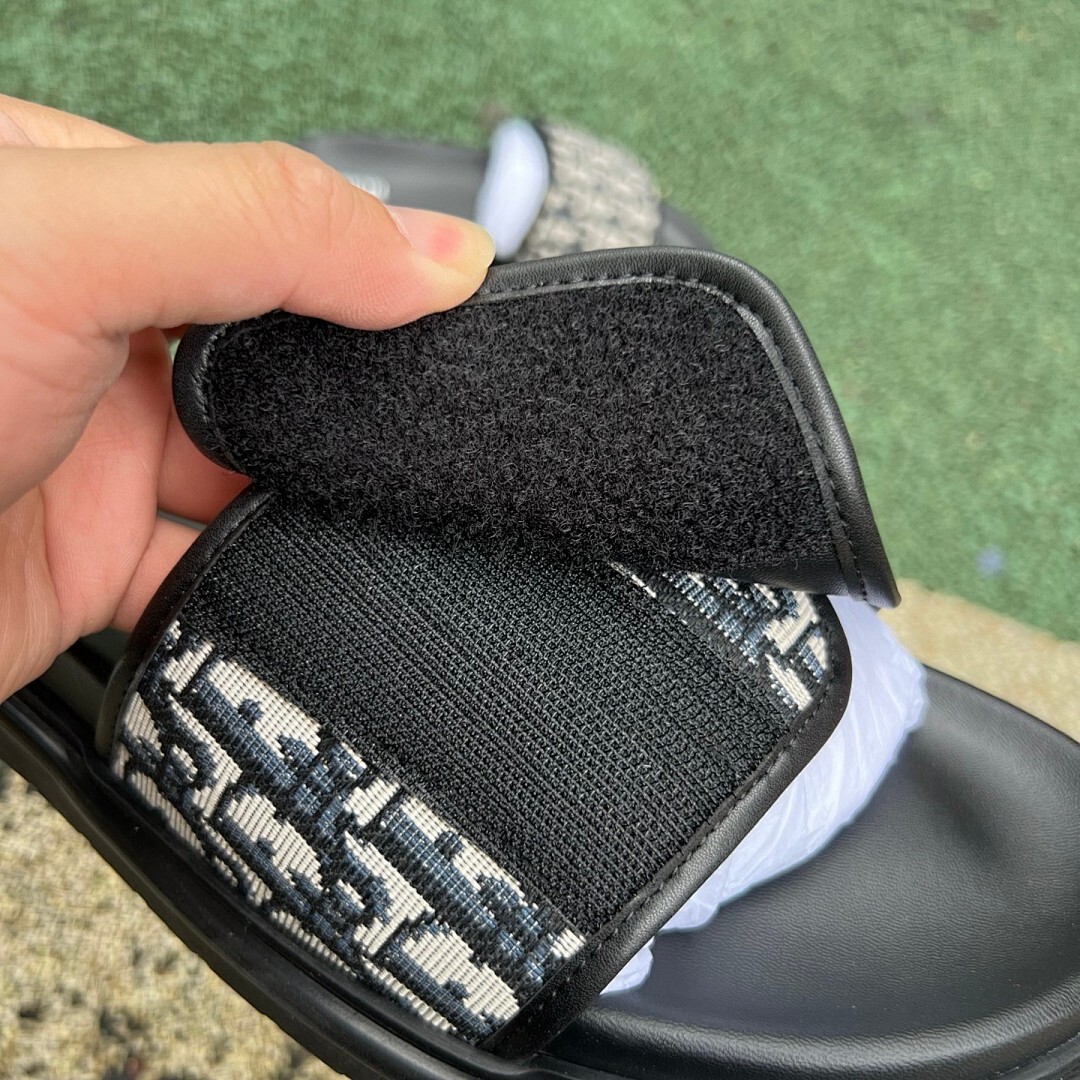 Dior Act Sandal Black Dior Oblique Jacquard 3SA103ZCD_H961 - Image 3