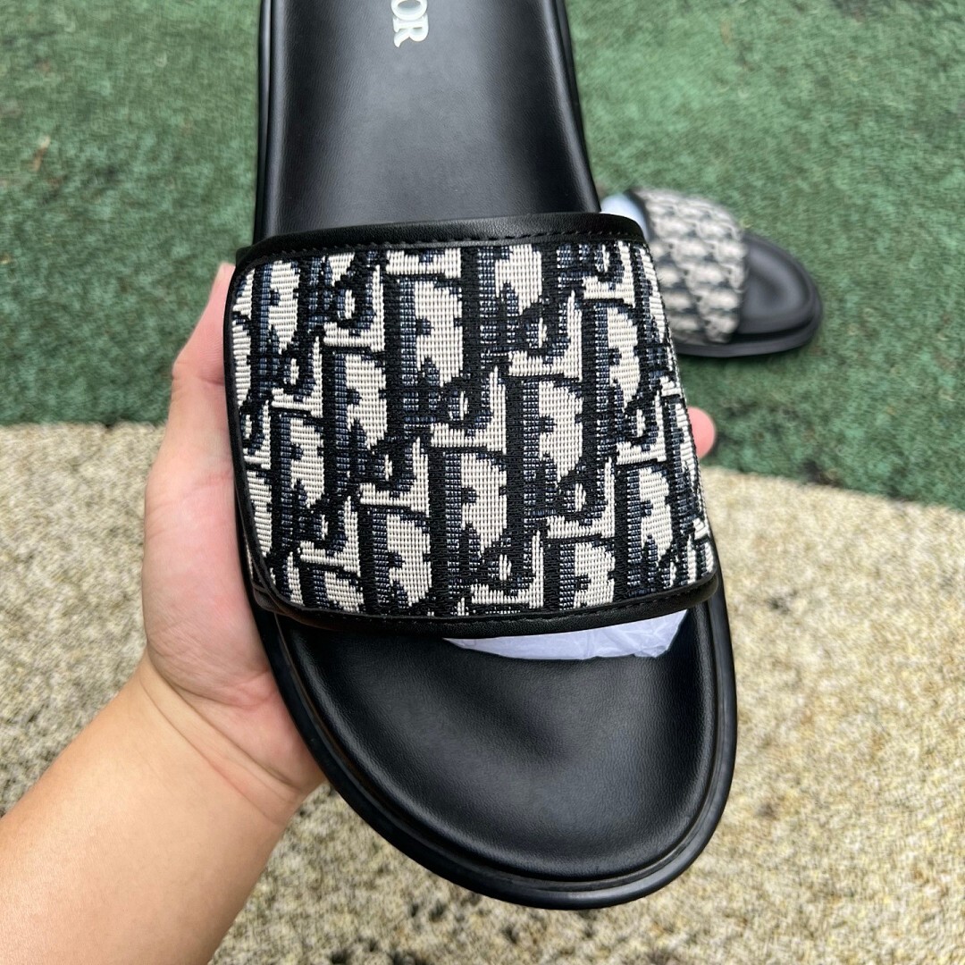 Dior Act Sandal Black Dior Oblique Jacquard 3SA103ZCD_H961 - Image 5