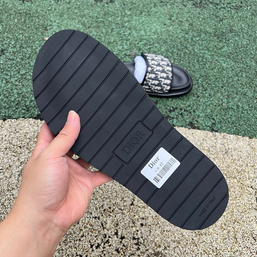 Dior Act Sandal Black Dior Oblique Jacquard 3SA103ZCD_H961 - Image 6