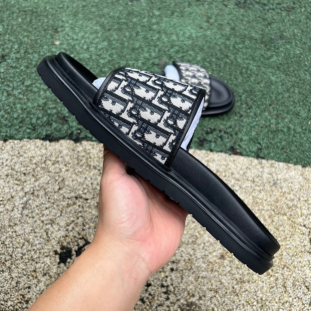 Dior Act Sandal Black Dior Oblique Jacquard 3SA103ZCD_H961 - Image 7