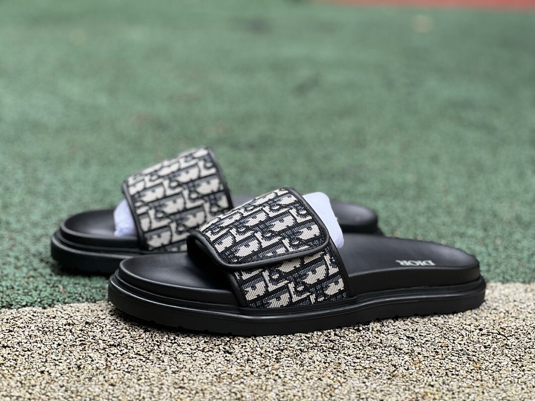 Dior Act Sandal Black Dior Oblique Jacquard 3SA103ZCD_H961 - Image 10