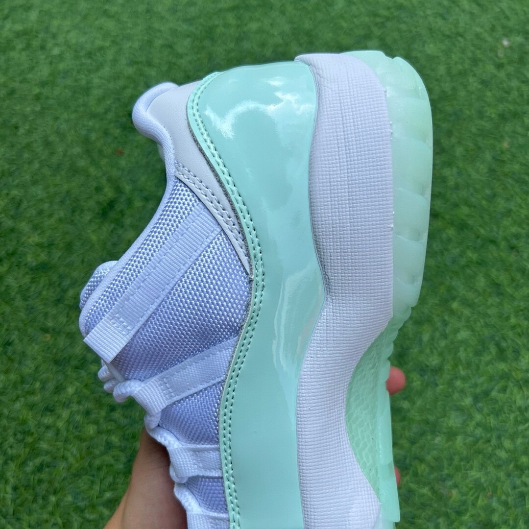 Air Jordan 11 Low Island Green (WMNS) AH7860-106 - Image 6
