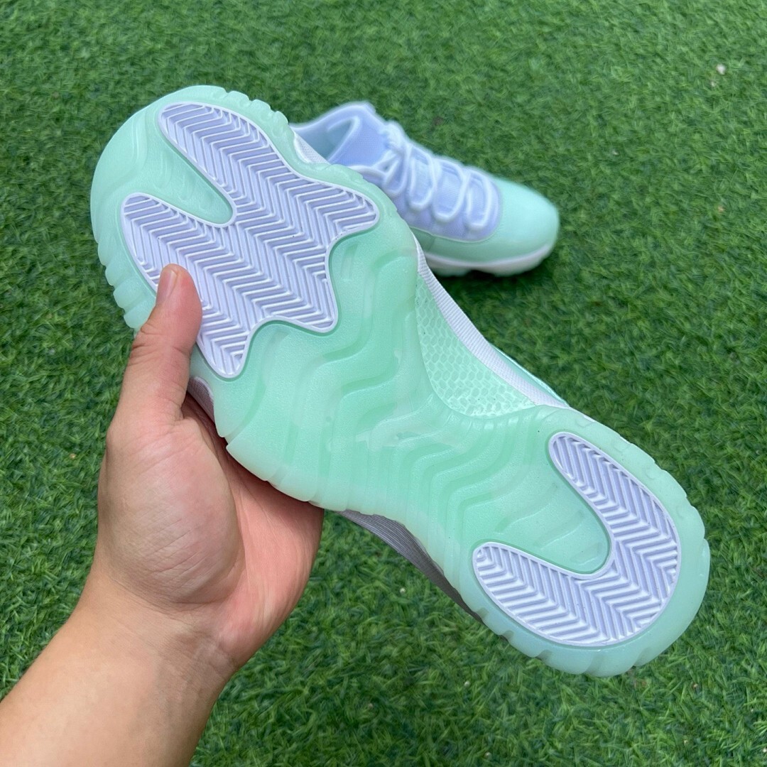 Air Jordan 11 Low Island Green (WMNS) AH7860-106 - Image 7