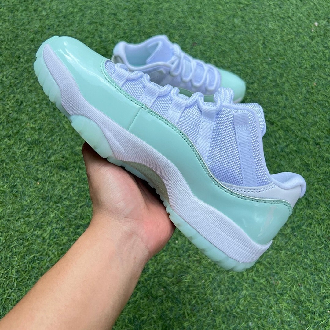 Air Jordan 11 Low Island Green (WMNS) AH7860-106 - Image 8