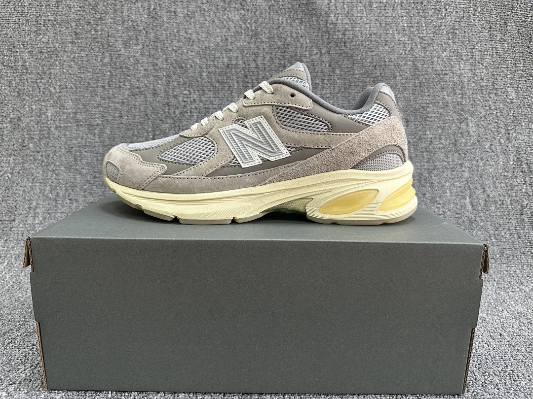 New Balance 1906R Castlerock Grey Cream Yellow Vintage Running Shoes Sneakers M1906RCA