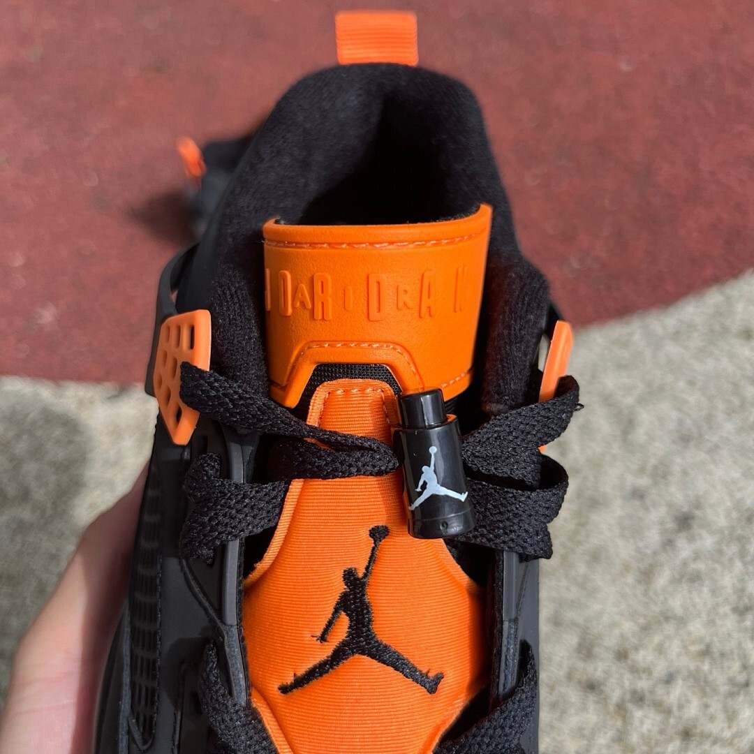 Jordan Spizike Low Black Team Orange Anthracite White FV0748-008 - Image 5