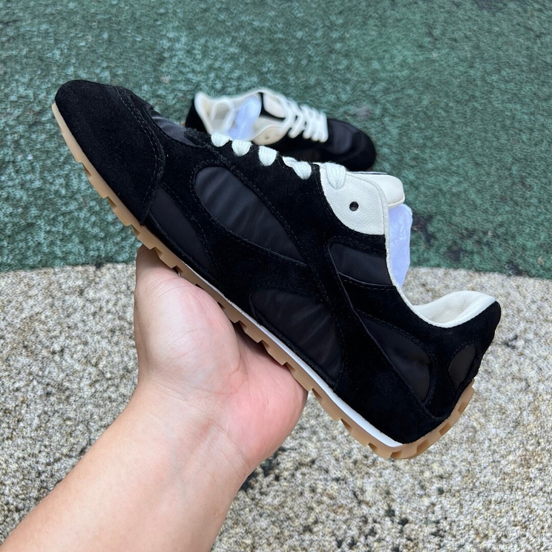 L.L.Bean Court Runner Sneakers, Suede and Nylon - Carbon Black - Image 7