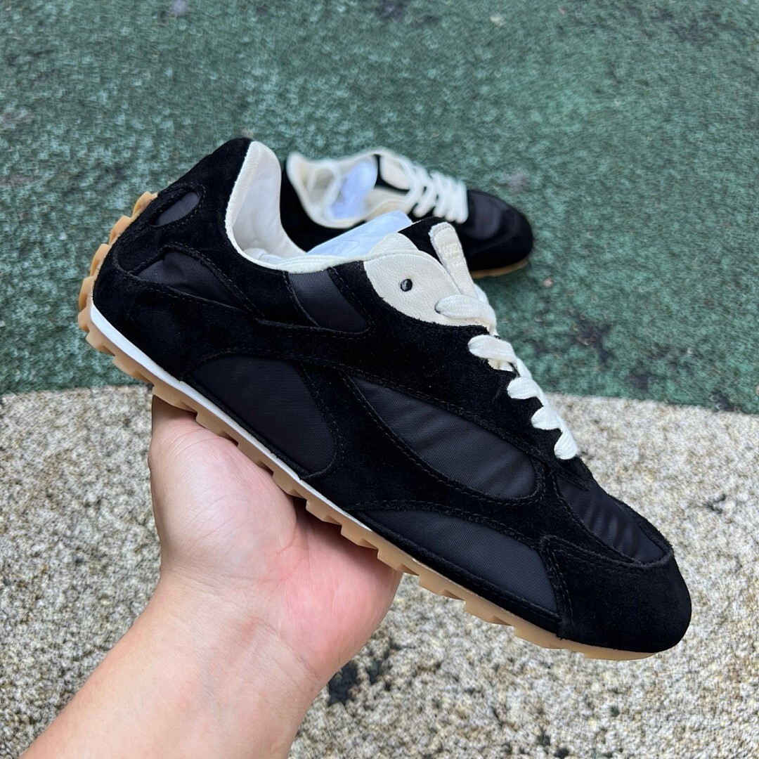 L.L.Bean Court Runner Sneakers, Suede and Nylon - Carbon Black - Image 9