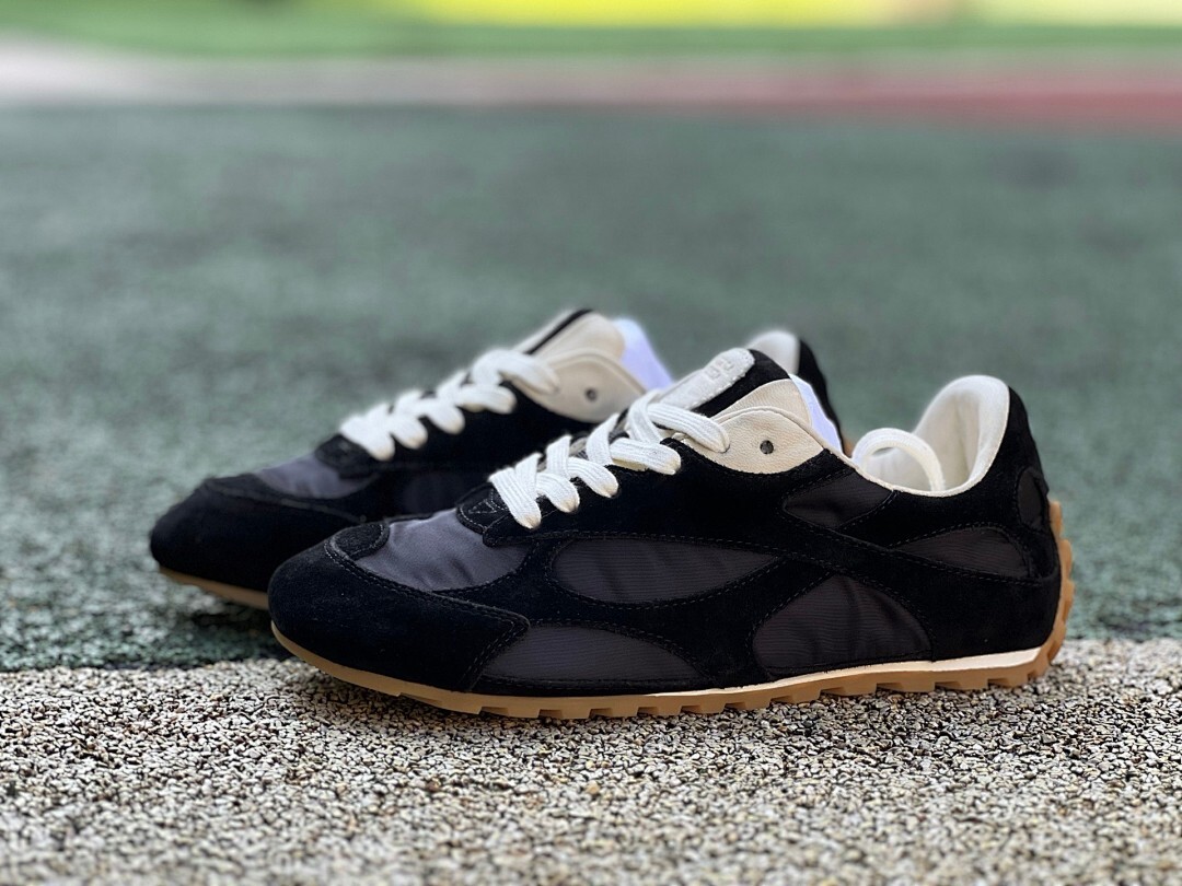 L.L.Bean Court Runner Sneakers, Suede and Nylon - Carbon Black - Image 10