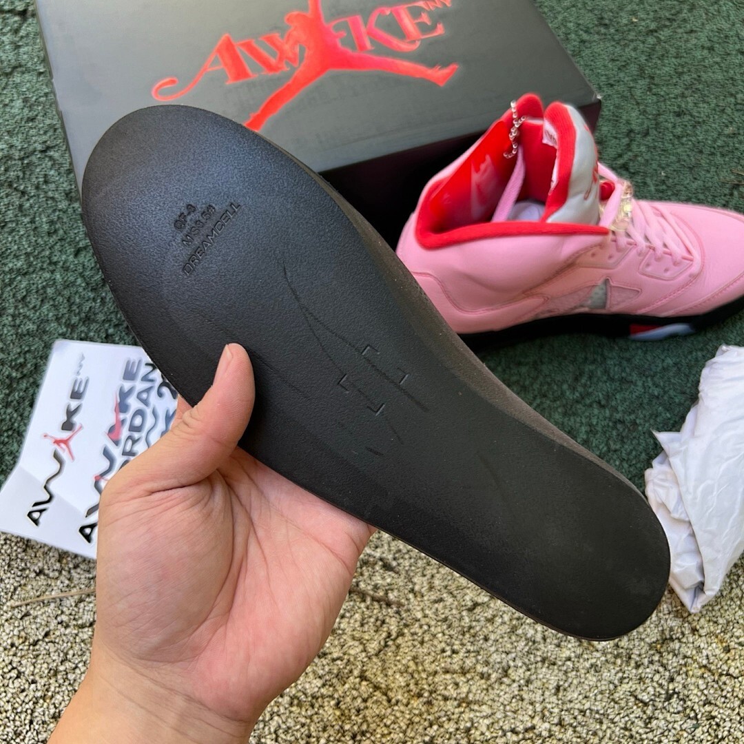 Air Jordan 5 Retro Aleali May Pink A Logo 23 - Image 6