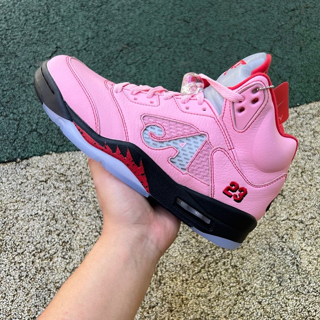 Air Jordan 5 Retro Aleali May Pink A Logo 23 - Image 13