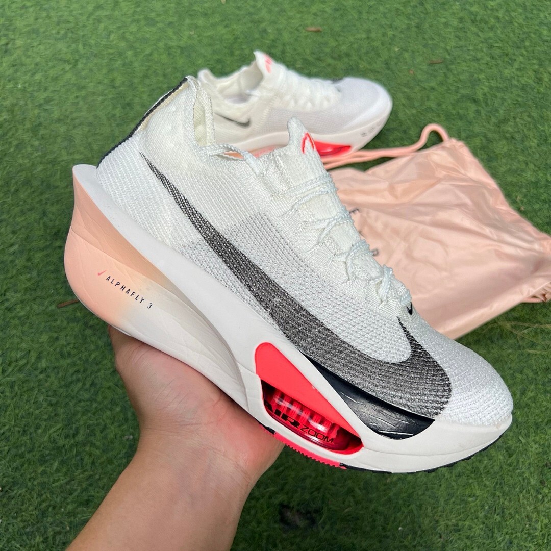 Nike Alphafly 3 White Black Phantom Bright Crimson FD8357-101 - Image 9