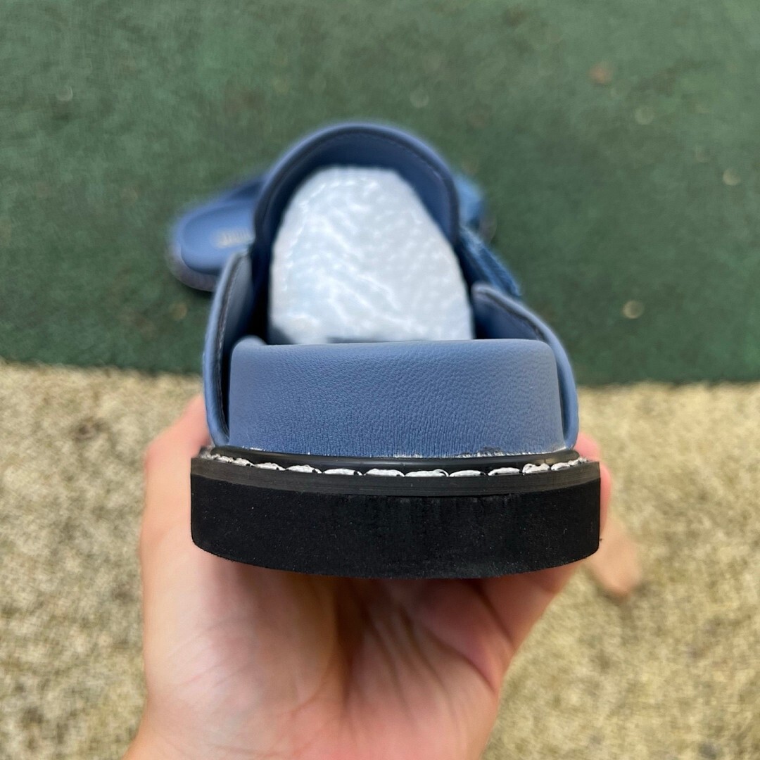 Louis Vuitton Lock It Flat Mule Monogram Denim - Image 9