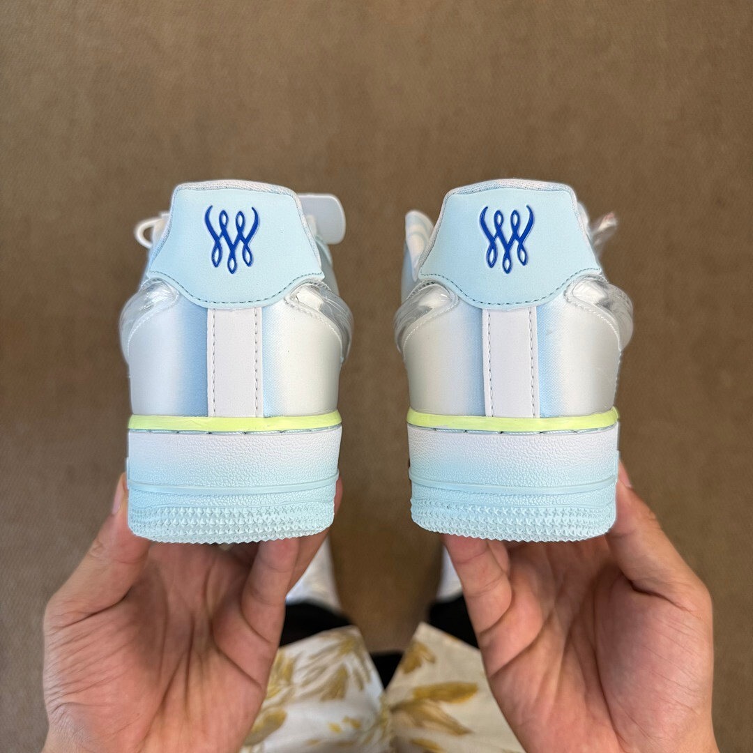 Nike Air Force 1 '07 SE Glacier Ice Barely Volt CV1724-400 - Image 7