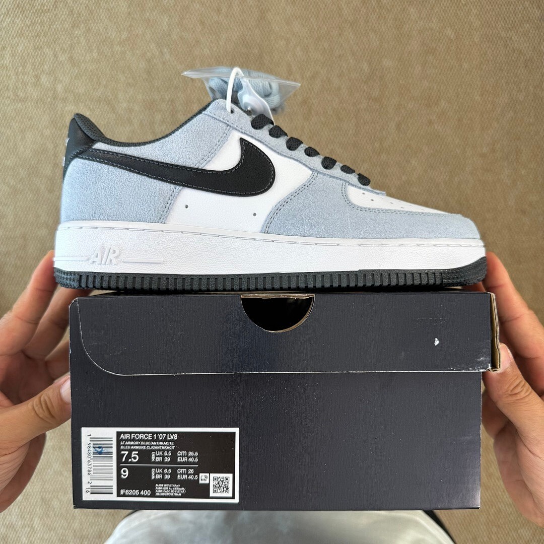 Nike Air Force 1 Low Light Smoke Grey DO7136-001 - Image 3