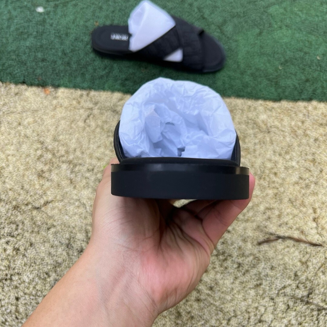 Dior Alpha Sandal Black Dior Oblique Jacquard - Image 8