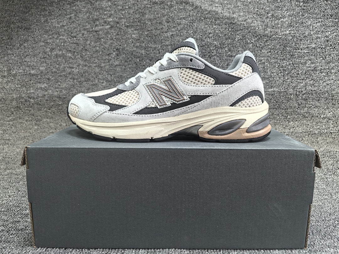 New Balance 2002R "Magnet" M2002RST Grey Black Cream Lifestyle Sneakers Men's Women's