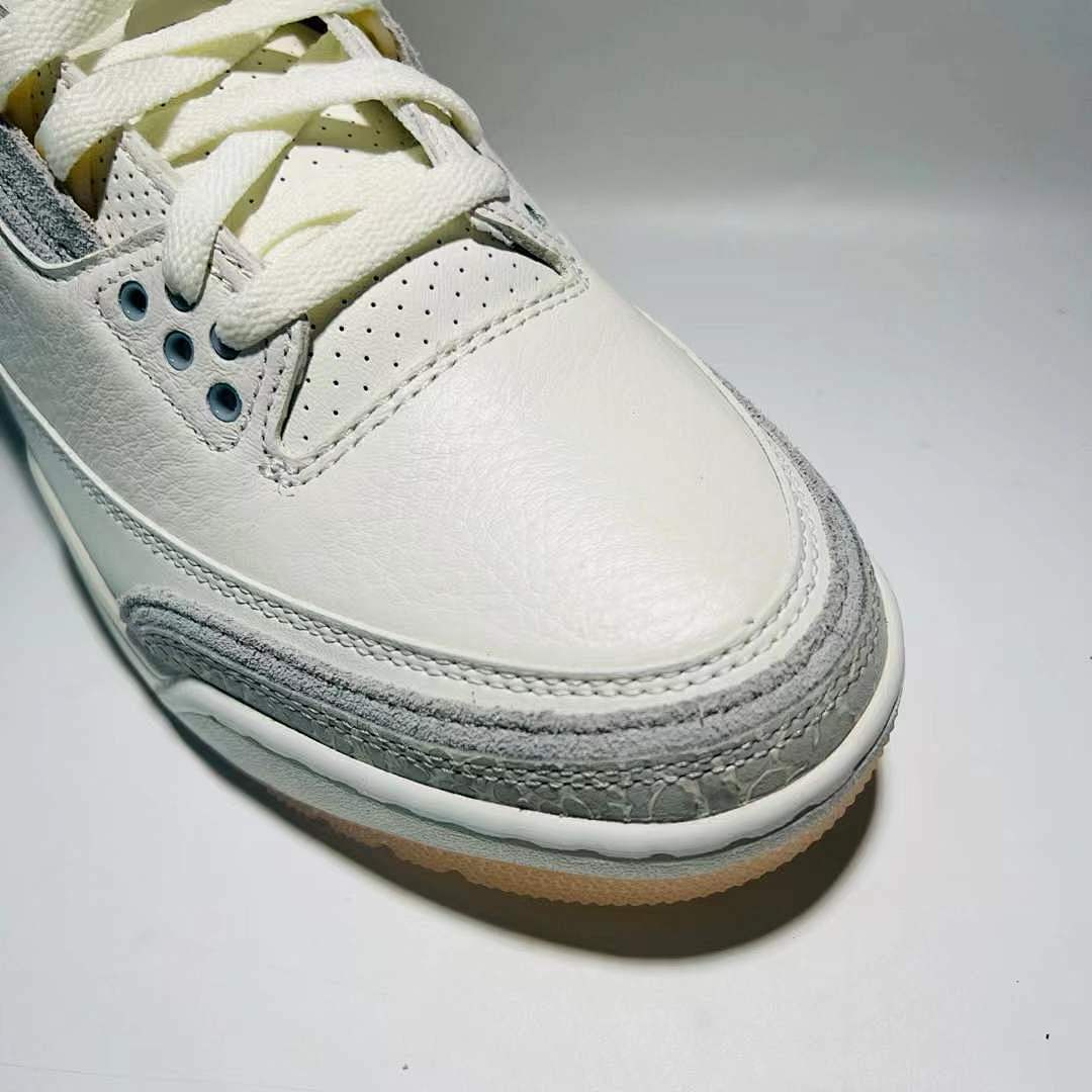 Nike Air Jordan 3 Retro Craft 'Ivory' Sail Cement Grey Shoes FJ9479-100 - Image 6