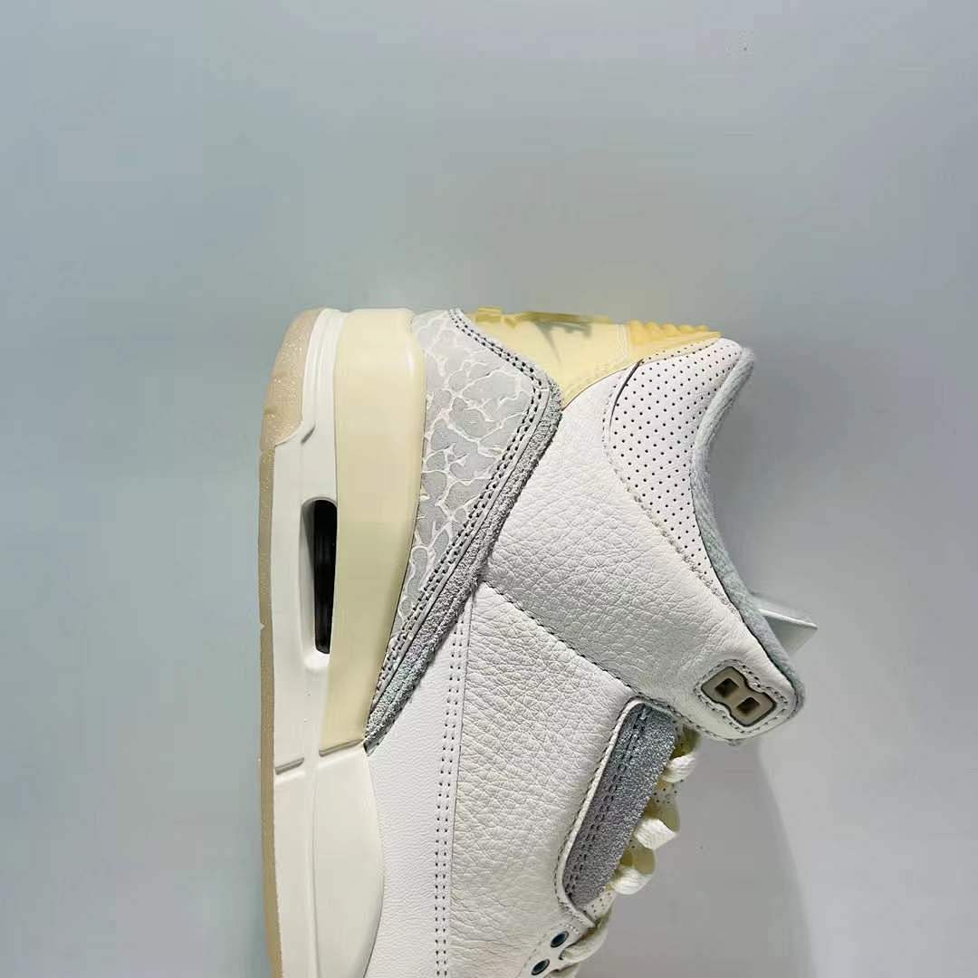 Nike Air Jordan 3 Retro Craft 'Ivory' Sail Cement Grey Shoes FJ9479-100 - Image 7