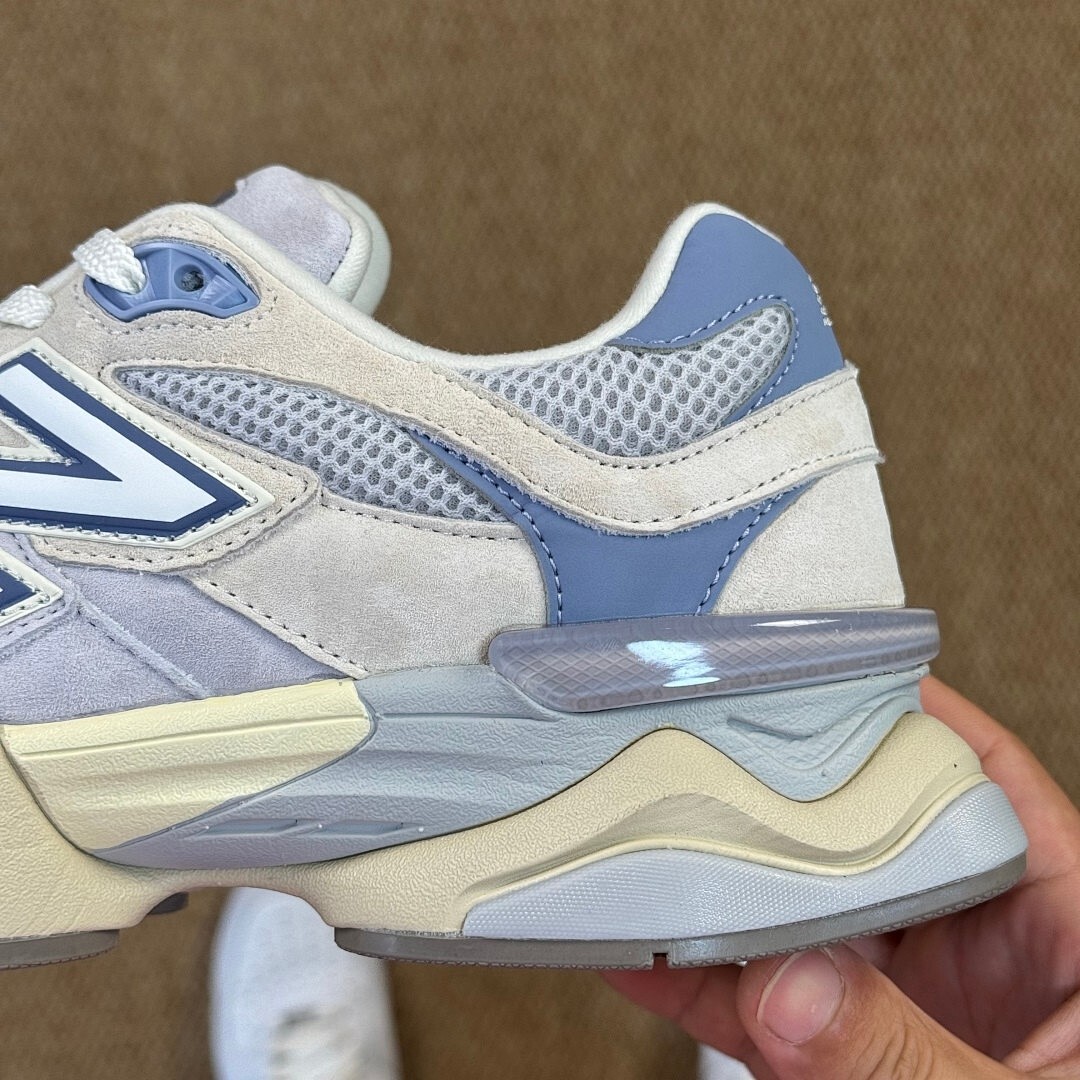 New Balance 9060 Arctic Grey Harbor Blue U9060EAA - Image 6