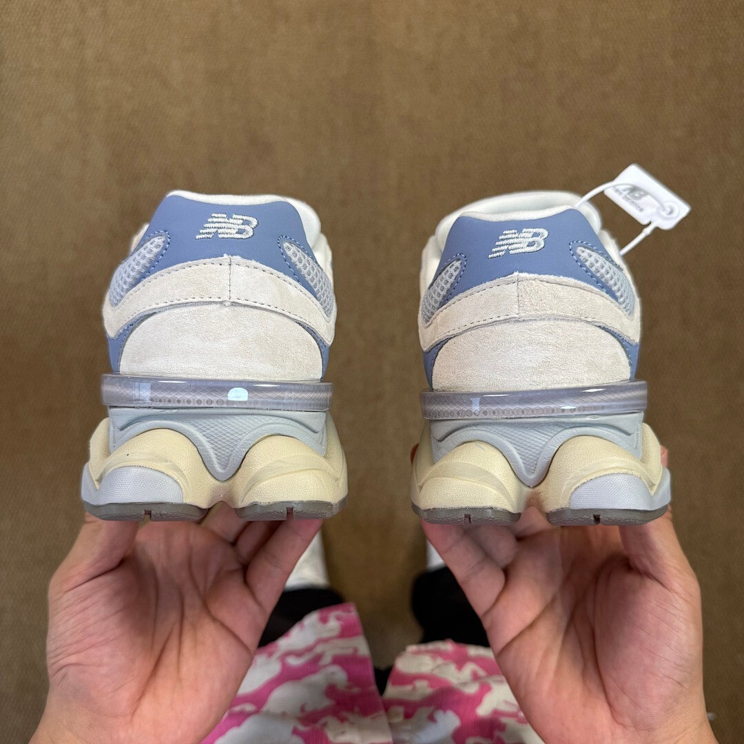 New Balance 9060 Arctic Grey Harbor Blue U9060EAA - Image 8