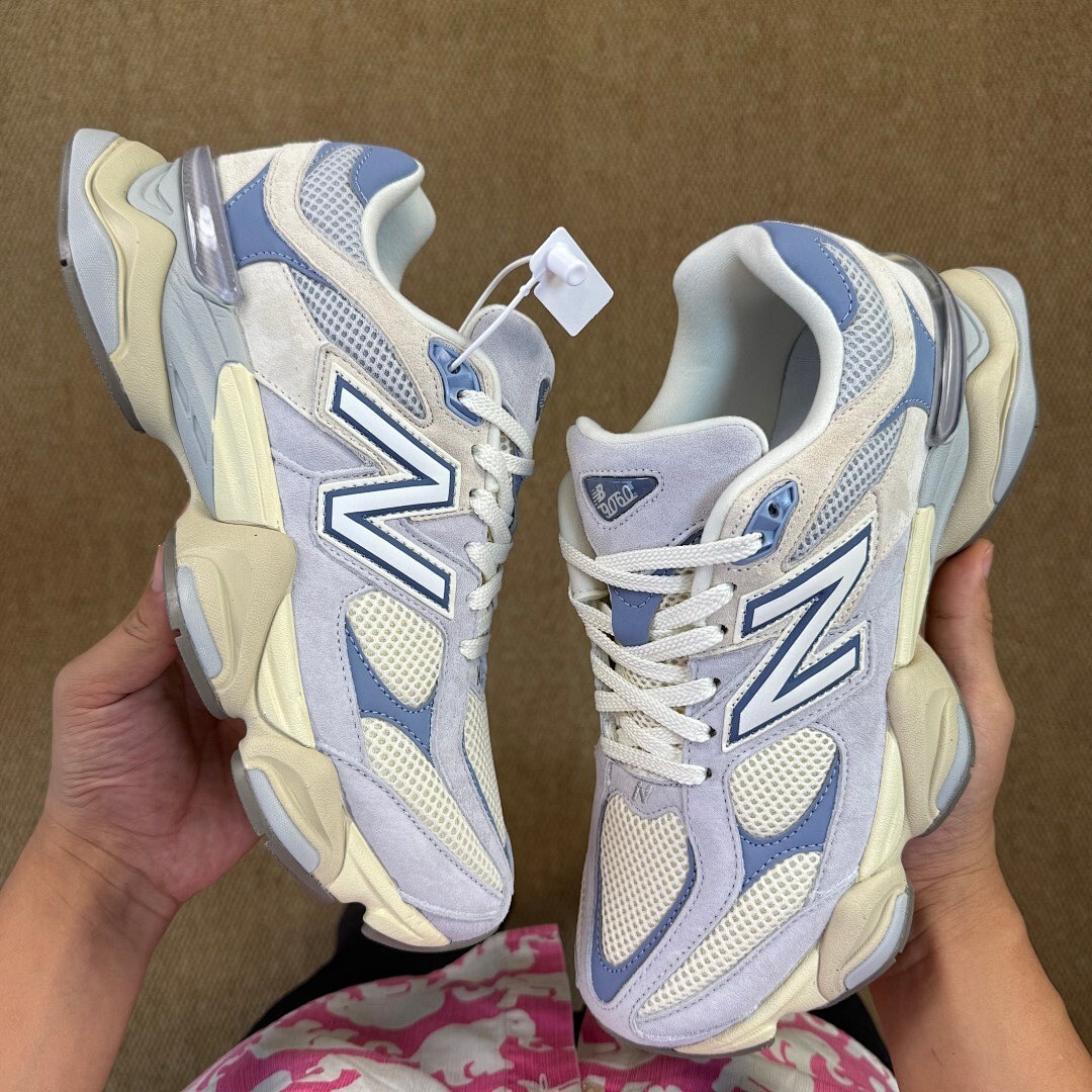 New Balance 9060 Arctic Grey Harbor Blue U9060EAA - Image 9
