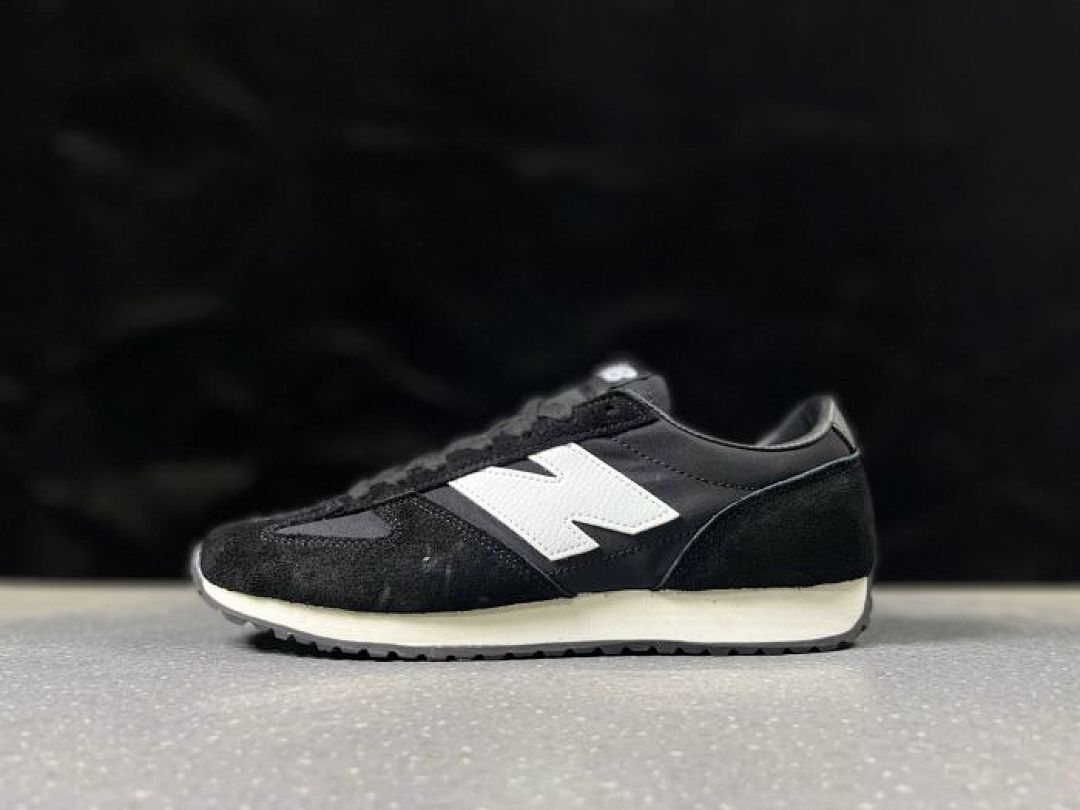 New Balance 420 U420 Black White Cream Retro Lifestyle Running Sneakers Shoes Mens Womens