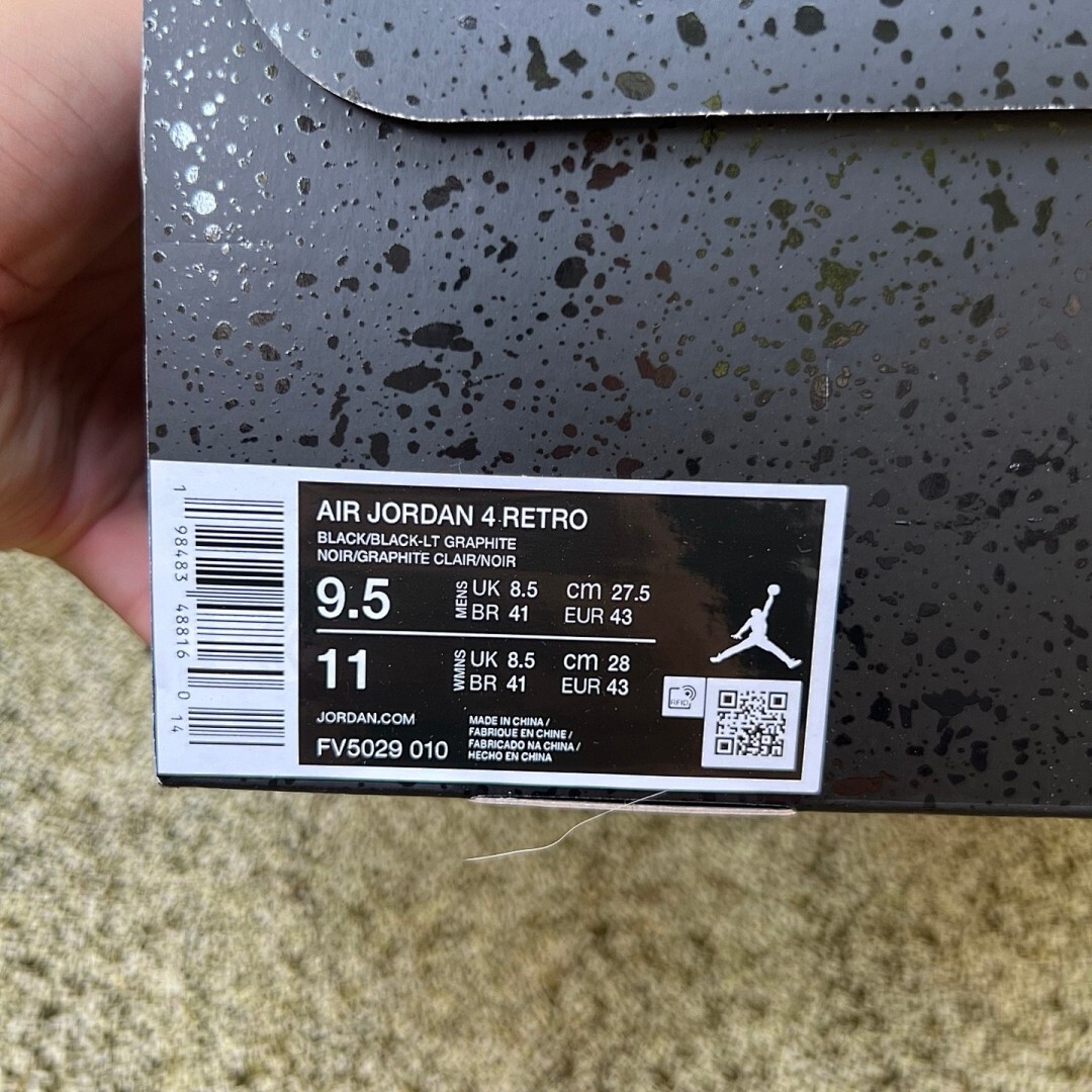 Air Jordan 4 "Black Cat" CU1110-010 - Image 11