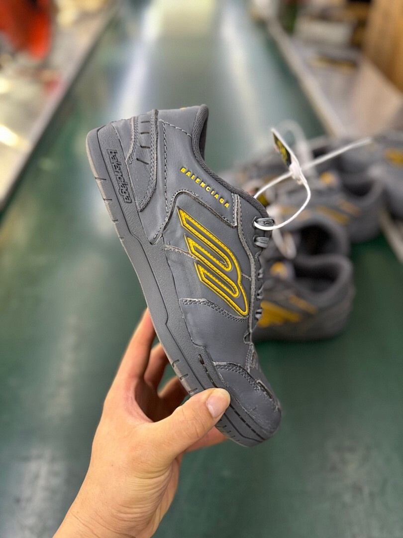Balenciaga 3XL Trainer Sneakers Grey Yellow