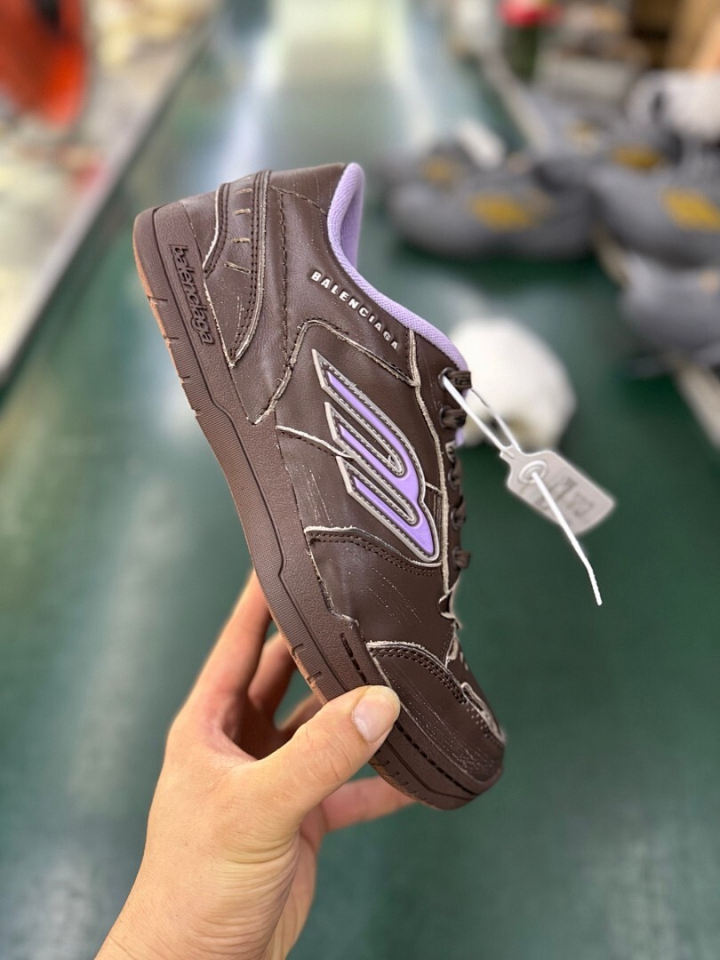 Balenciaga B-SKATE Sneaker Brown Lilac - Image 10