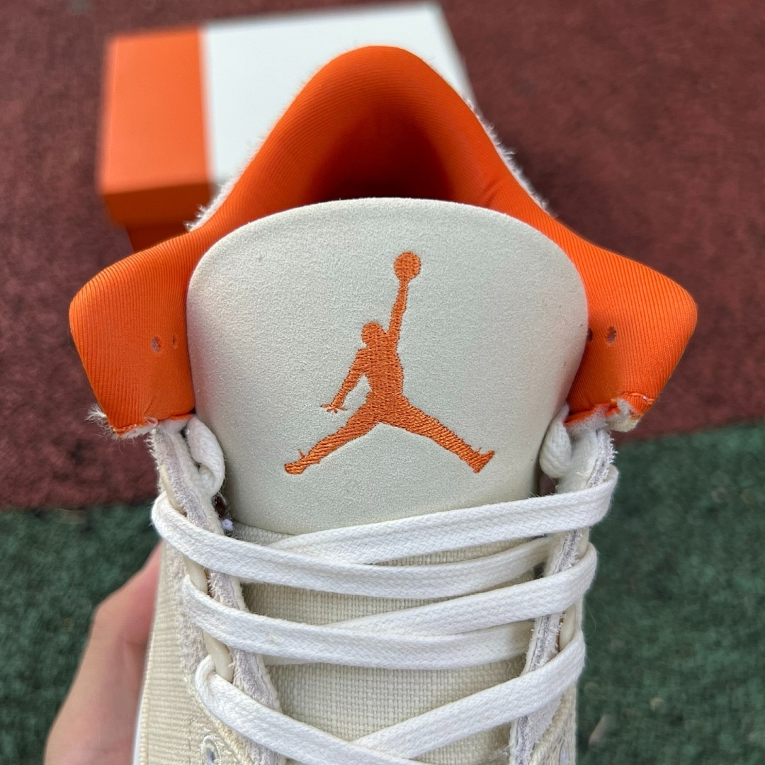 Air Jordan 3 Canvas Orange - Image 5