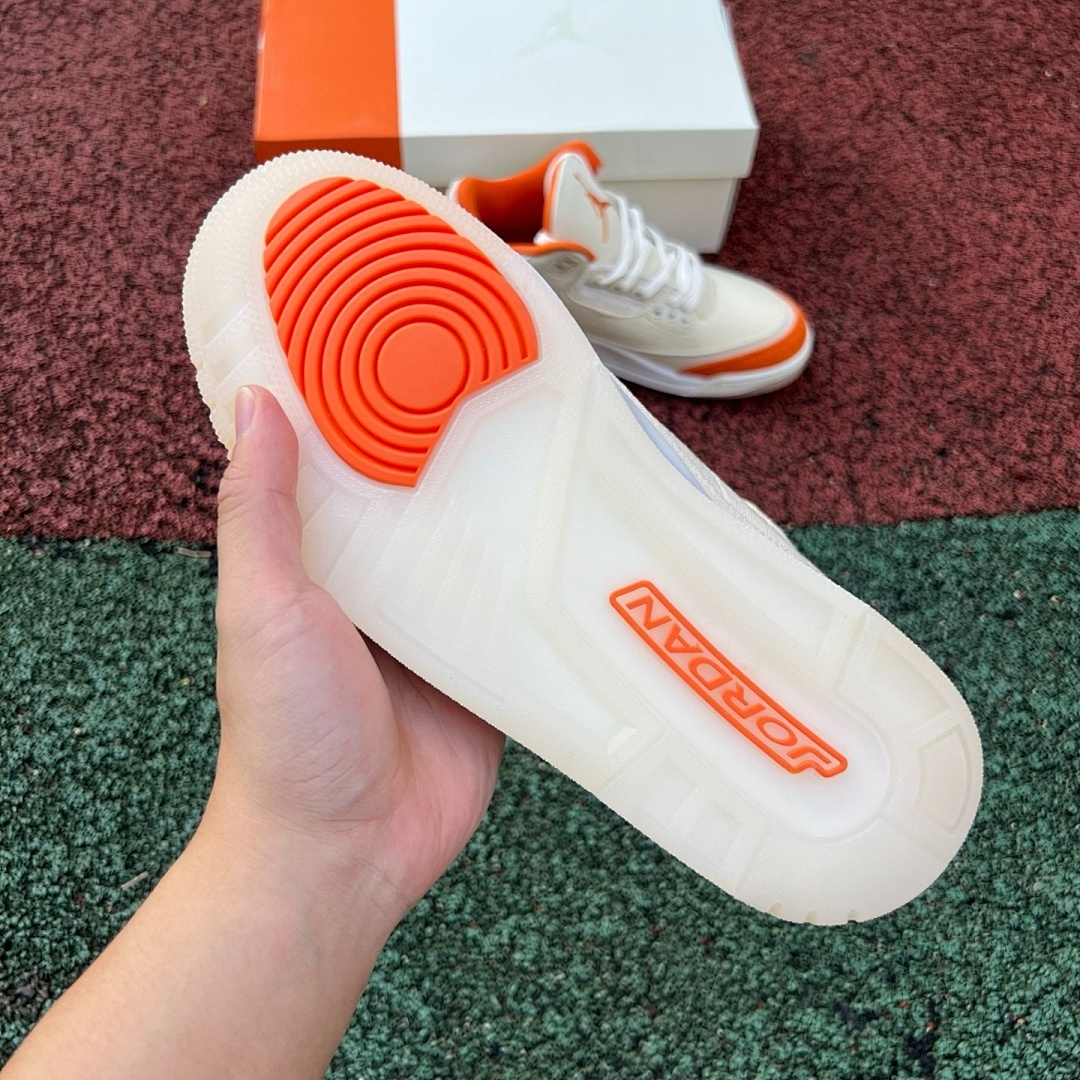 Air Jordan 3 Canvas Orange - Image 6
