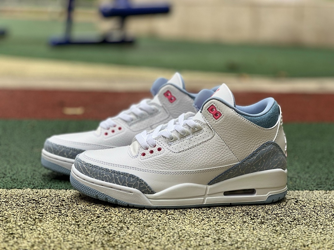 Air Jordan 3 Retro GS True Blue Crimson FD8636-160