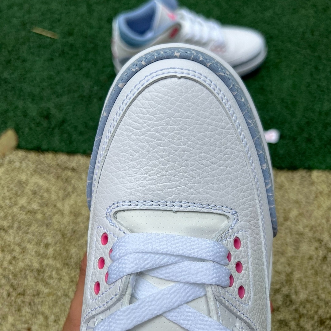 Air Jordan 3 Retro GS True Blue Crimson FD8636-160 - Image 4